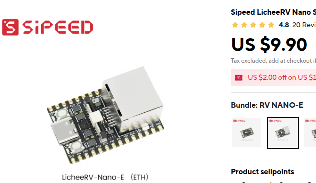 LicheeRV Nano - the $10 RISC-V board that can run PicoClaw AI assistant